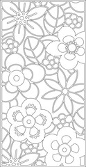 sketch illustration of classic traditional ethnic floral background pattern vector design