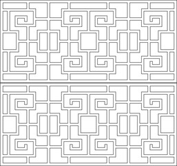 sketch illustration, vector design, modern minimalist geometric abstract art wall decoration image