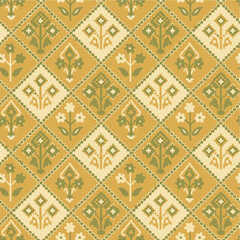 tropical ethnic pattern