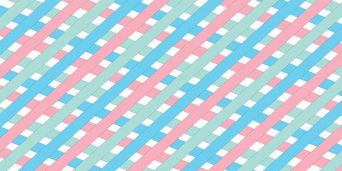 fabric pattern vector design contrasting diagonal pattern pink lines and blue lines