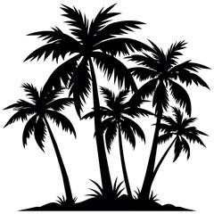 Tropical Palms Tree - Vibrant Nature Icon