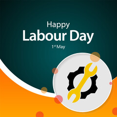 Labour day, also known as workers day is observed every year on May 1st, it is an annual holiday to celebrate the achievements of workers. Vector illustration.