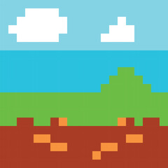 Pixel Gems for Games Icons Vector, Pixel Art
