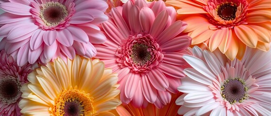 Gerbera flowers, season color vibrant color chrysanthemum gift