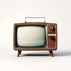 a close up of a television