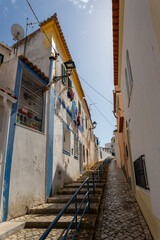 Fototapeta na wymiar Ferragudo historical cityscape in Algarve, Portugal