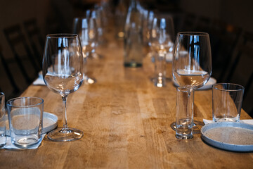 Elegant Table Setting for Intimate Dinner Party