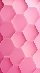 Pink hexagons pattern on pink background. Genetic research, molecular structure. Chemical engineering