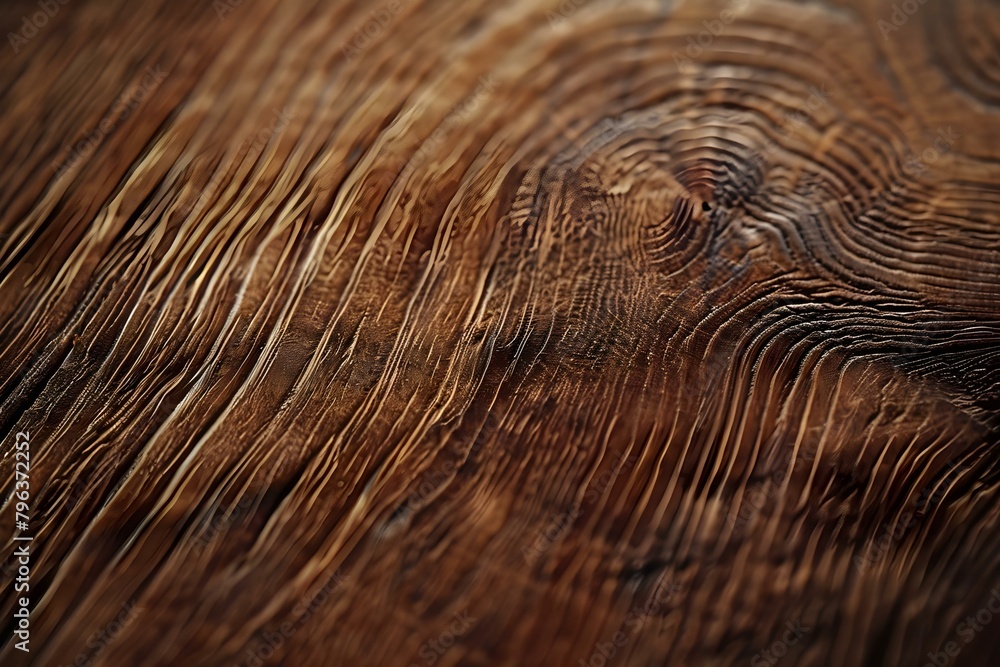 Poster capturing intricate wood grain patterns up close: a detailed macro perspective. concept macro photog