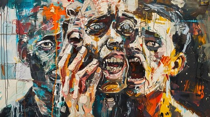 Expressionism, with bold brushstrokes and exaggerated perspectives capturing the artist's subjective interpretation of reality