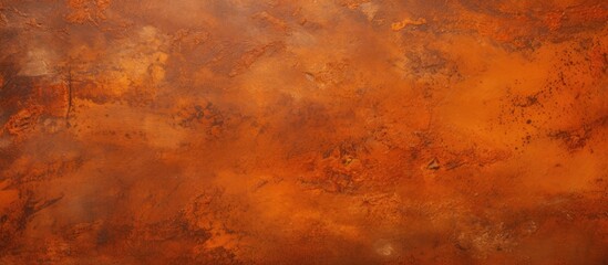 Rusted metal surface in brown and orange hues