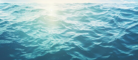 Obraz premium Sunlight Reflecting on Rippling Water
