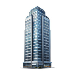 modern office building transparent background