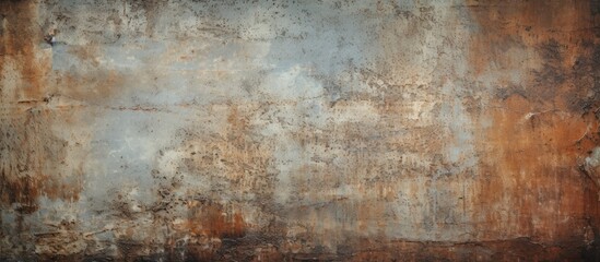 Rusty wall against blue sky