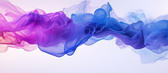 Obraz premium Swirling blue and purple fog