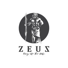 Zeus logo design vector illustration.