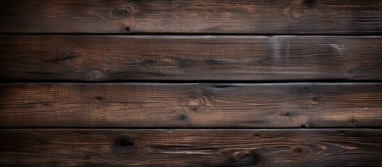 Close-up of stained dark wooden wall