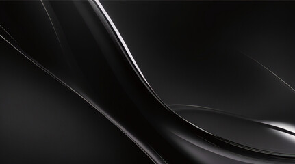 黒の抽象的なバナーの背景。斜めの線を持つ暗い深い黒の動的ベクトルの背景。モダンなクリエイティブなプレミアムグラデーション。幾何学的な要素を持つビジネス プレゼンテーション バナーの 3 d カバー	