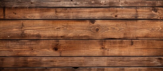 Naklejka premium Close up of wooden planks on a wall