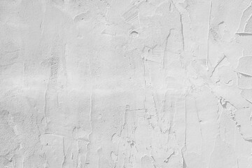 Rough white abstract background with random shapes, shadows and textures. White wall with space for...