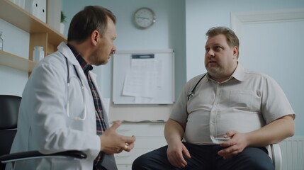 Obraz premium Empathetic Exchange: Doctor and Patient Share in Compassionate Conversation