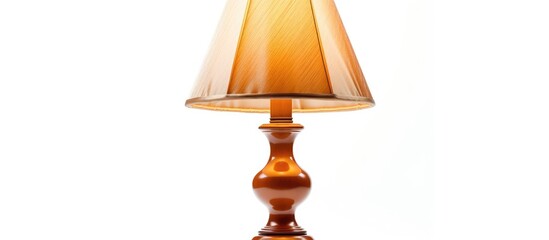 Lamp on Table with Shade - 796385029