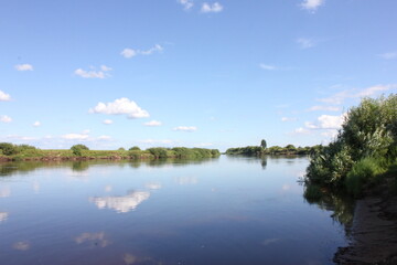 lake and sky