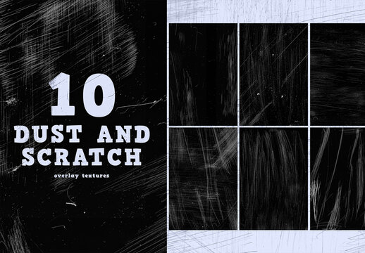 10 Dust And Scratch Texture Overlays