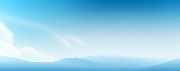 Sky Blue abstract nature blurred background gradient backdrop. Ecology concept for your graphic design, banner or poster blank empty with copy space