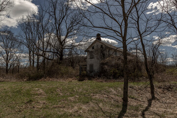 Abandoned house in the Delaware Water Gap  National Recreation Area