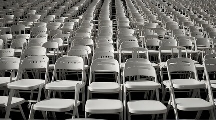 White chair highlighted in row.generative.ai 