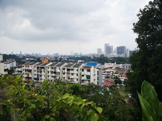 Fototapeta na wymiar George Town Penang Malaysia Panorama, Altstadt, Tempel und Sehenswürdigkeiten