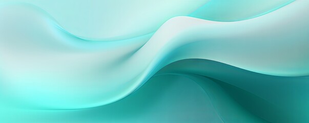 Turquoise abstract nature blurred background gradient backdrop. Ecology concept for your graphic design, banner or poster blank empty with copy space 