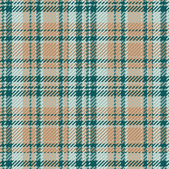 Seamless pattern of scottish tartan plaid. Repeatable background with check fabric texture. Vector backdrop striped textile print.