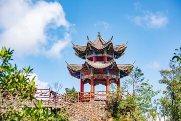 Summer scenery of Beidi Mountain, Pingnan County, Guigang City, Guangxi, China