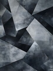 Gray and black geometric backdrop