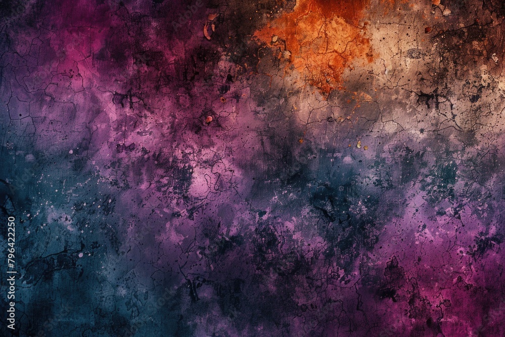 Poster colorful abstract painting suitable for various design projects