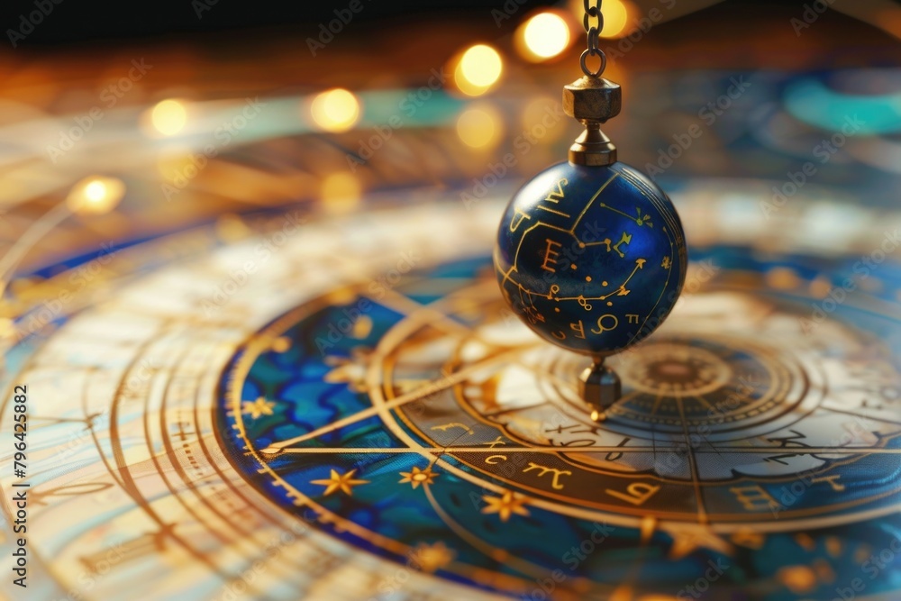 Poster Detailed close up of a clock on a table. Perfect for time management concepts