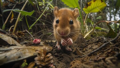 The installation of microscopic cameras in wild habitats captures neverbeforeseen animal interactions, brought to life with stunning macro clarity