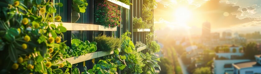 Urban farming initiatives are transforming rooftops and balconies into verdant spaces that provide fresh produce to city dwellers, science concept