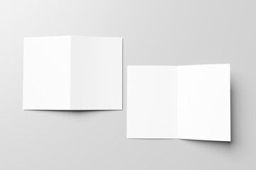 Bifold brochure mockup