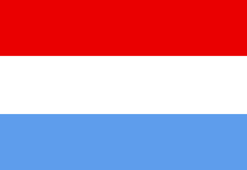 Naklejka premium luxembourg flag illustrator country flags