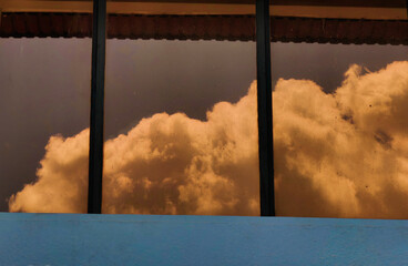 Skyline Canvases. Clouds Captured in Urban Frames