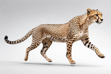 An image of a running Cheetah