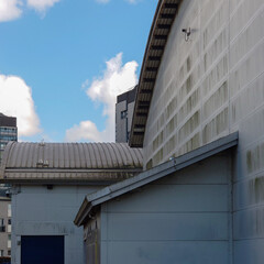 Abstract view of a modern building