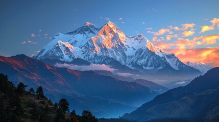 b'Mount Everest, the highest mountain in the world, is located in the Himalayas.'