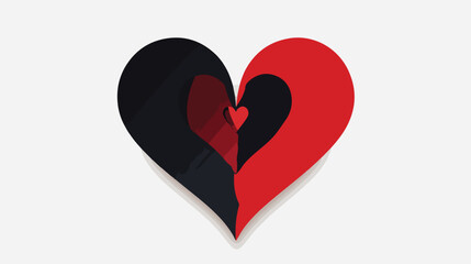 Heart Icon Vector. Love symbol. Valentines Day sign