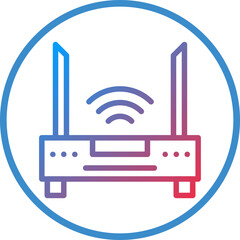 Wifi Router Icon Style