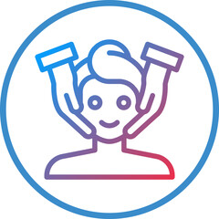 Facial Treatment Icon Style