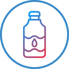 Water Bottle Icon Style